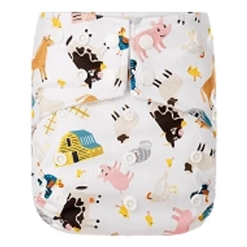 HappyBear zsebes pelenka Farm Animals