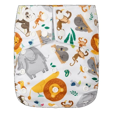 HappyBear zsebes pelenka Wild Animals