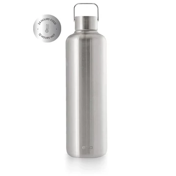 EQUA - Timeless duplafalú termoszkulacs Ezüst (1000 ml)