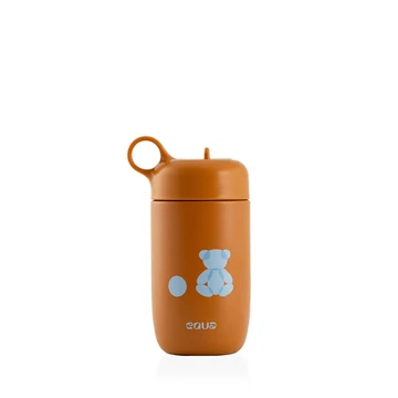 EQUA - Rozsdamentes acél gyerekkulacs - Maci (400 ml)
