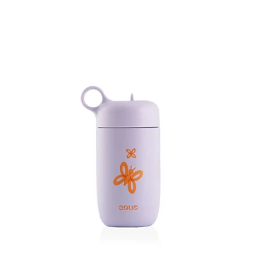 EQUA - Rozsdamentes acél gyerekkulacs - Pillangó (400 ml)