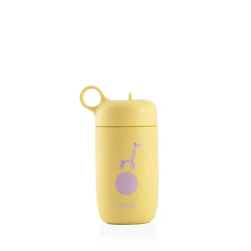 EQUA - Rozsdamentes acél gyerekkulacs - Zsiráf (400 ml)