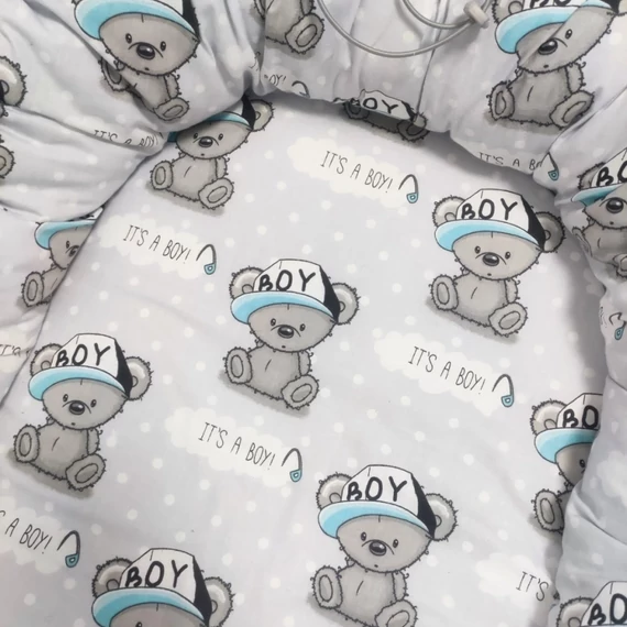 BLBSBaby Többfunkciós babafészek szűkítővel - Mackó boy