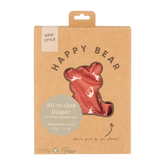HappyBear All in One mosható pelenka Savanna