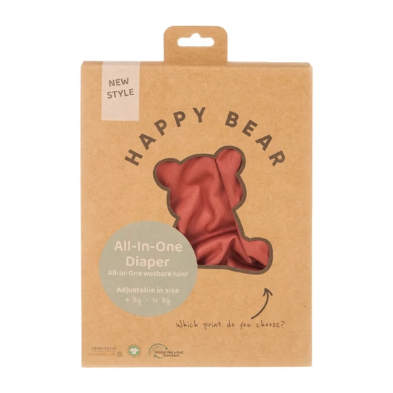 HappyBear All in One mosható pelenka Terra